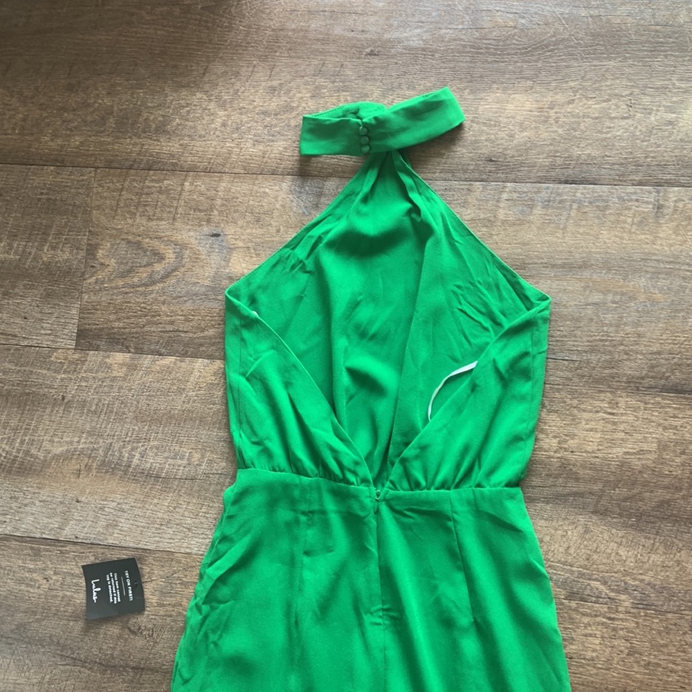 Lulus Epitome of Elegant Knotted Halter Wide-Leg Jumpsuit - Picture 9 of 15